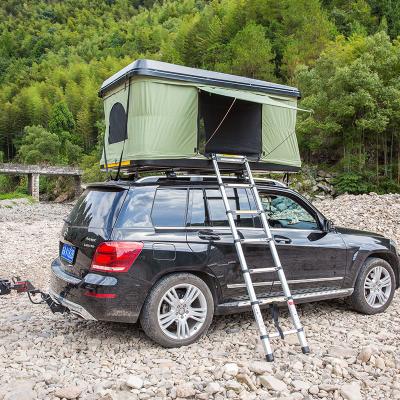 China Coche duro plástico de Shell Roof Top Tents For del ABS negro del campista al aire libre de la fuente 2020 de la fábrica que acampa en venta