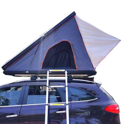 China Del fabricante de Wholesale 3 de la persona tienda del toldo del tejado de Shell Car Roof Tent Triangle difícilmente para Suv en venta