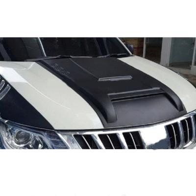 China Matte Black Front Bumper Guard Hood Scoop Engine Bonnet Cover for sale