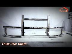 Semi Truck Deer Guard SS304 Exterior Decoration Silver For Volvo