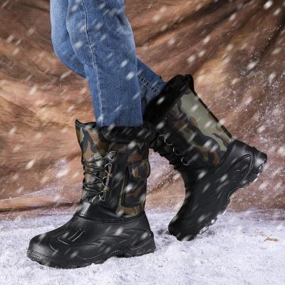 China Fashion trend factory wholesale anti-skid boots waterproof snow boots high outdoor men boots shoes for sale