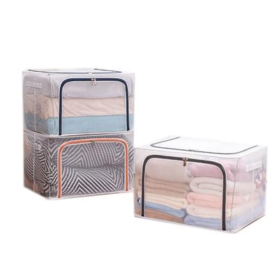 China Hot Modern Factory Sale Modern Design Cloth Storage Garment Finishing Dustproof And Moistureproof Storage Box for sale