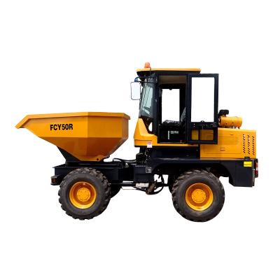 China Strong Site Dumper / Articulated Dump Trucks Factory Mini Car Tipper Hotels Site Dumper FCY50R for sale