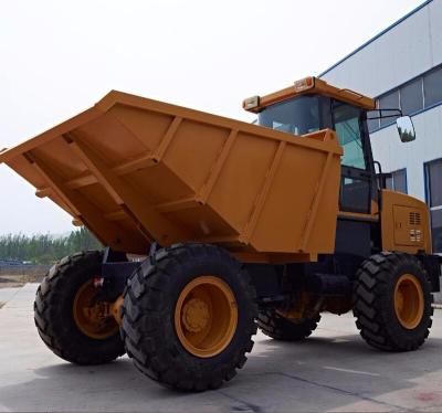 China FCY70 Agriculture 4x4 Articulated Chinese Small Mini Dump Truck Front End Dumper 7 Ton > 8L for sale