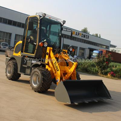 China Hindustan Machinery Repair Shops 0.8Ton Mini Compact Wheel Loader 2021 Price for sale