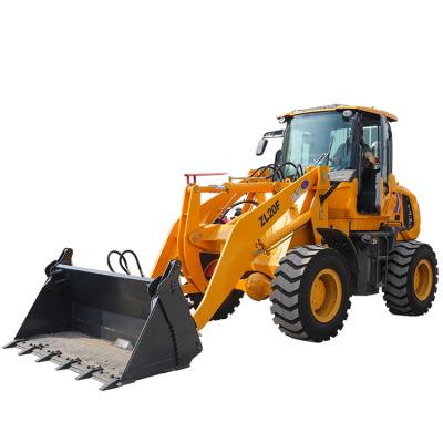 China Hotels China Engineering and Construction Machinery 2ton Mini Garden Wheel Loader Backhoe ZL20F with Standard Bucket for sale