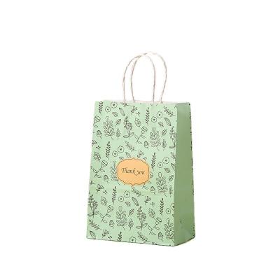 China Brown Paper Flower Handmade Bag Birthday Party Gift Bag Creative Packaging for sale