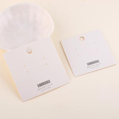 China Waterproof Earring Card OEM/ODM Edition Jewelry Packaging Card Hang Tag Printing Jewelry Card Korean High-grade Paper for sale