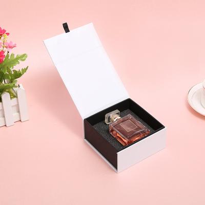 China High Grade EVA White Perfume Paper Box High Quality Gift Packaging Box Drawer Gift Valentines Surprise Gift Box for sale