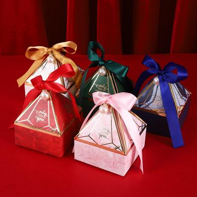 China Originality Happy Wedding Box Materials ODM/OEM Recycled Candy Style European Wedding Celebrates Box Chinese Style Contracted Paper Gift Box for sale