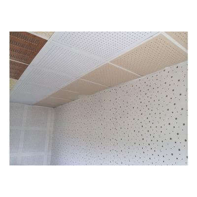 China China COMMON Supplier Acoustic Paper Faced Perforated Gypsum Ceiling Tiles for sale