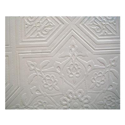 China Artistic Ceilings Thermal Insulation White PVC Laminated Gypsum Low Price 2X4 Vinyl Ceiling Tiles for sale