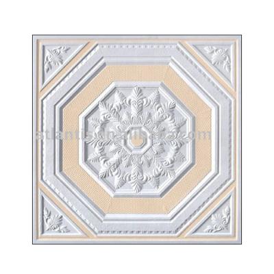 China Artistic Factory Wholesale Sales Fiber Gypsum False Ceilings PVC Glass Ceiling Tiles for sale