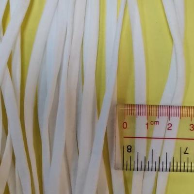 China factory wholesale 70%nylon30%spandex elastic ear loops round and flat spandex band 2mm/3mm/4mm ear cord for sale