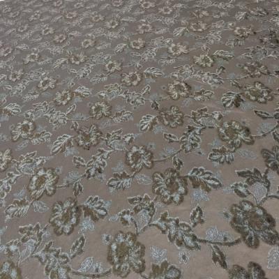 China Simple Hot Sale Velvet Fabric Embossed Flower Pattern For Garment Pocket Velvet YS6019 for sale