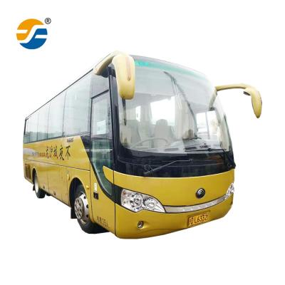 China 2016 Used Diesel Fuel Luxury Tourist Coach 35 Seats Yutong ZK6858 Second Hand Bus 6 - 8L for sale