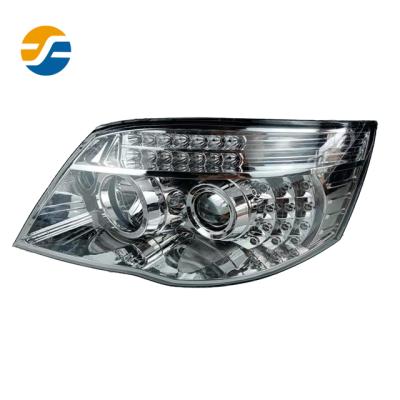 China Original Gold Mini Bus Headlight 81110-26340-10 Front Combo Lamp Dragon KingLong Multi-Function Light Van 12V/24V Bus 40cm*30cm*30cm for sale