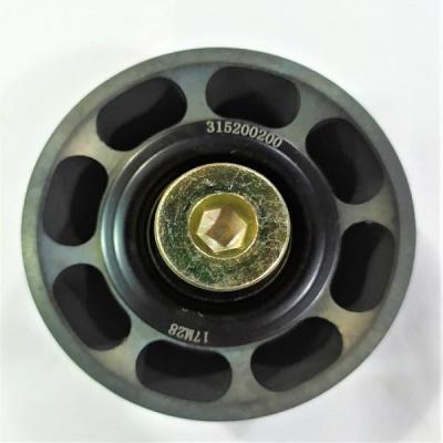 China Air Conditioning Compressor Iron+Plastic Idler Pulley For KINGLONG DRAGON GOLDEN Bus /315200200 for sale