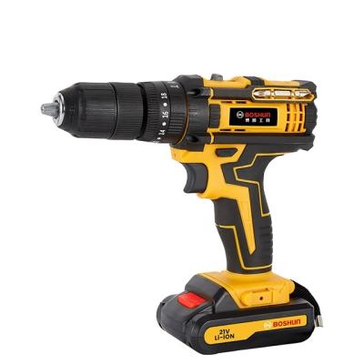 China Quality Electric Drill Tool Handheld Craft Power Handheld Craft Impact 21V Cordless Portable Cordless Drill Durable Guaranteed for sale