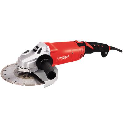 China Large structural grinding for cleaning or bevelling BOSHUN 230mm (9 inch) angle grinder electric angle grinder for hot sale for sale