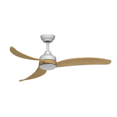 China OEM ODM Chandelier Fan Ceiling Fan Light Led Ceiling Fans 52 Inch 12W Remote Control Nature Wood LED for sale