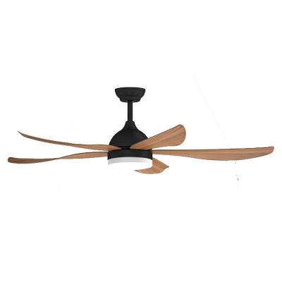 China OEM ODM Eco-Friendly Decorative 5 Blade Ceiling Fan Factory Price Amazon Trending LED Ceiling Fan Palm Leaf Light for sale