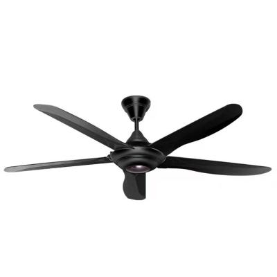 China OEM ODM modern simple style ABS electric blades iron 56 inch ceiling fan with LED light hot selling products for sale