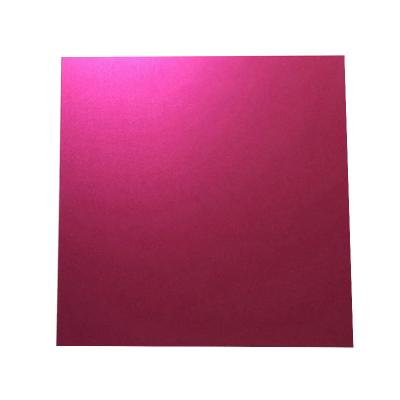 China Decoration 1000 5000 Series Red Anodized Aluminum Sheets For Decoration for sale