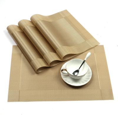 China Durable Heat Resistant Table Mats Non-Slip Washable Table Mats Easy Clean For Kitchen Home Decor for sale