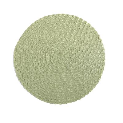 China China Sustainable New Products Christmas Round Metal Die Cut PP Woven Place Mats for sale