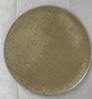 China Sustainable Round BurlapJute Dining Table Place Mat for sale