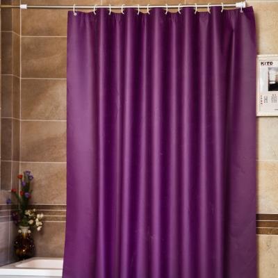 China Factory direct custom hookless waterproof peva bath curtain ECO-FRIENDLY for sale