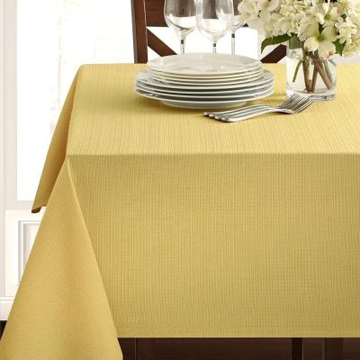 China Waterproof Textured Fabric Tablecloth for sale