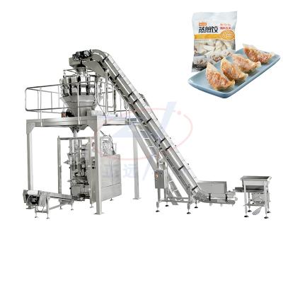 China Automatic Frozen Food Zengran Dumplings Bagging Machine For Embolsadora VFFS for sale