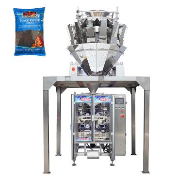 China VFFS Food Corn Seeds Bagging Machine With High Speed ​​Complied With Multi-heads Weighing Machine for sale