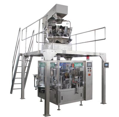 China Automatic Multifunctional Food Coffee Pouch Packing Machine For Stand Up Pouch And Quad Bag for sale