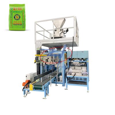 China Automatic Open Food Poultry Feed Mouth Bag Filling Machine Unit for sale