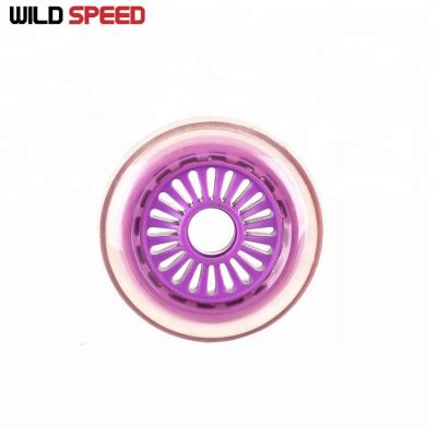 China PU+PP Scooter PU Wheels 4 Inch Roller Size 100mmX30mm for sale