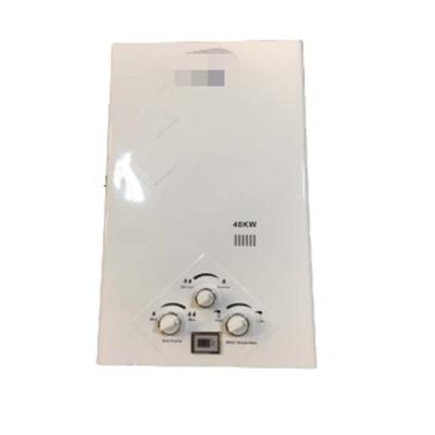 China Hotel CKD SKD Open Type Copper Water Tank Panel 3 Buttons Gas Glass Water Heater With Displayer for sale