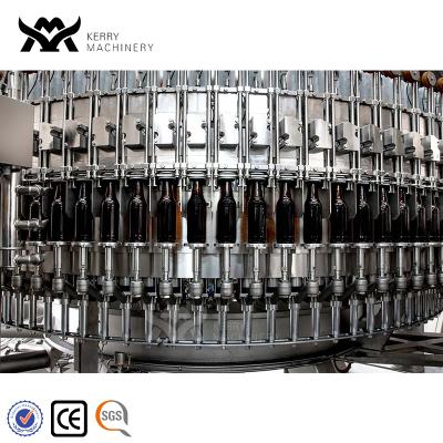 China Beverage Hot Automatic Glass Bottle Filling Capping Machine For Water Beverage Juice Carbonated Beer Aseptic Milk Liquor Whiskey for sale