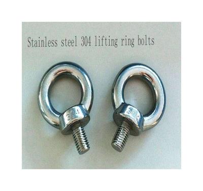 China 667 201 304 316 Stainless Steel Threaded Eye Tools Aviation Boat Construction Machinery Docking Hardware Screws Fasteners for sale