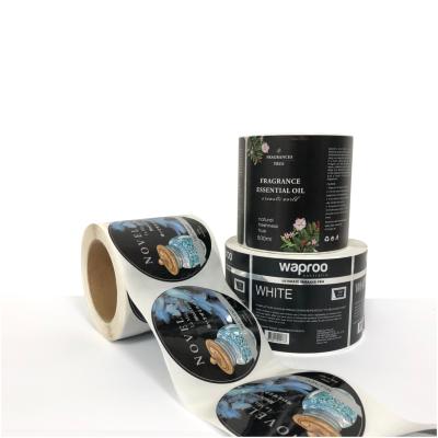 China Hot Sale Scratch-off Shower Gel Label Packing Drum Label Custom PVC Product Label for sale