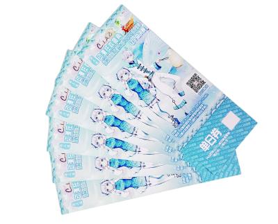 China custom lottery tickets paper tickets lottery scratch tickets Ranrun1 for sale