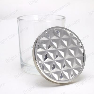 China Non Spill Hot Selling Different Size Silver Color Metal Lid For Candle Jar for sale