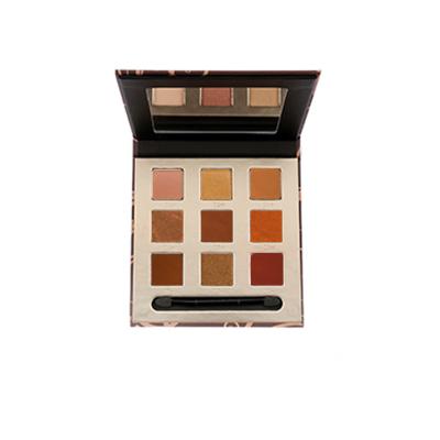 China Wholesale Makeup Box 9 Color Waterproof Pearl Eyeshadow Palette Earth Color Earth Color Long Lasting Eyeshadow New for sale