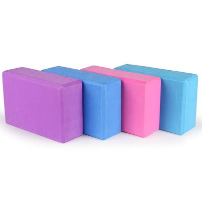 China Fitness Wholesale 3*6*9 Inch Durable Logo Printed High Density Block Custom EVA Foam Yoga Bricks for sale