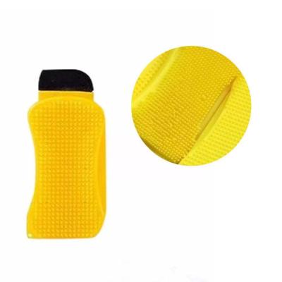 China Viable Kitchen Tool Washing Pan Dish Bowl Sponge Scraper Soap Dispenser Cleaning Sponge Sweep Silicone Dish Bowl Cleaning Brush for sale