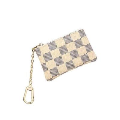 China Simple High Quality Women Fashion Pu Leather Casual Short Wallets With Patterns Card Key Coin Clips Luxury Zipper Women Wallet for sale