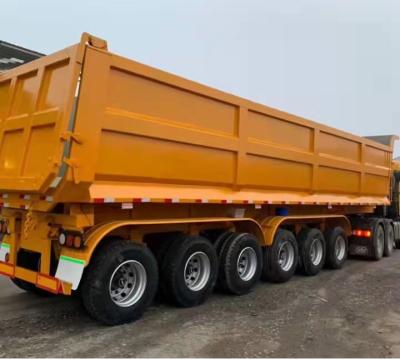 China Industrial Hot Selling 6 Axles Dump Trailer For Ghana for sale