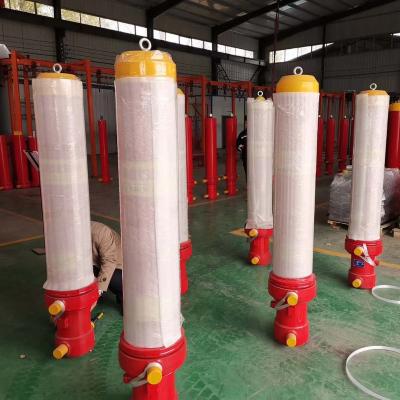 China Good Quality Semi Trailer Hydraulic Cylinders For 60MT Dump Trailer for sale